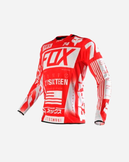 Maillot Fox Racing Flexair Union - Rouge
