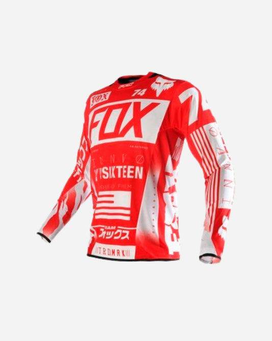 Maillot Fox Racing Flexair Union - Rouge