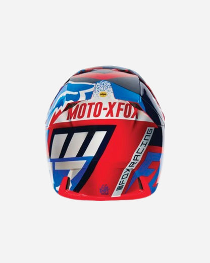 Casque enfant Fox Racing V3 Divizion - Rouge