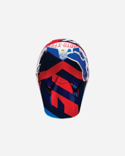 Casque enfant Fox Racing V3 Divizion - Rouge