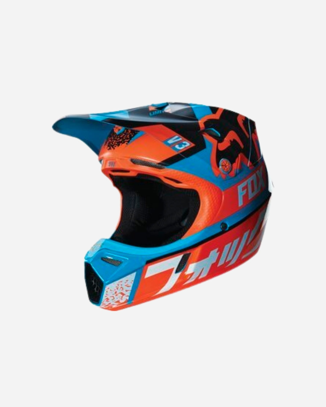 Casco Fox Racing V3 Divizione - Aqua