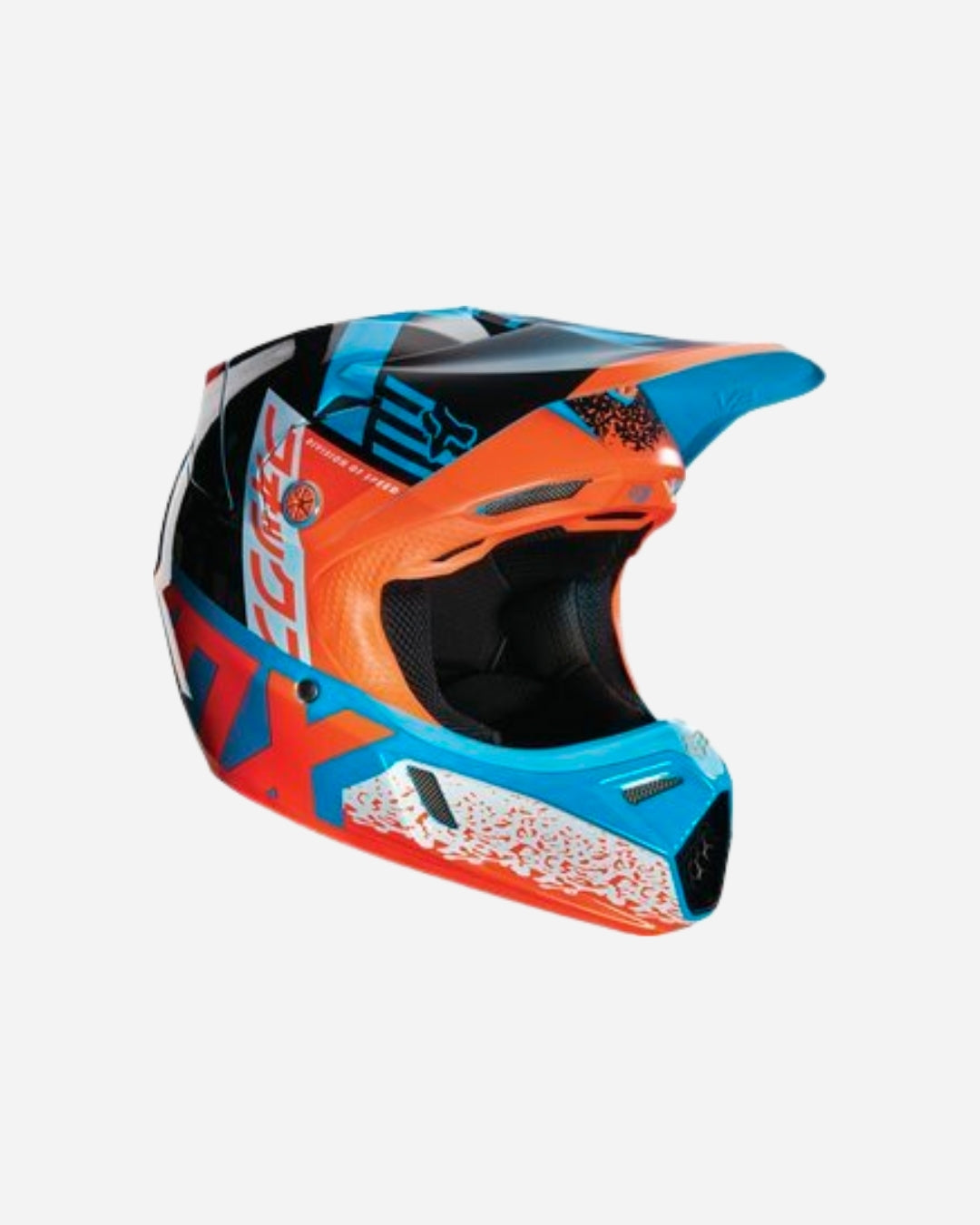 Casco Fox Racing V3 Divizione - Aqua