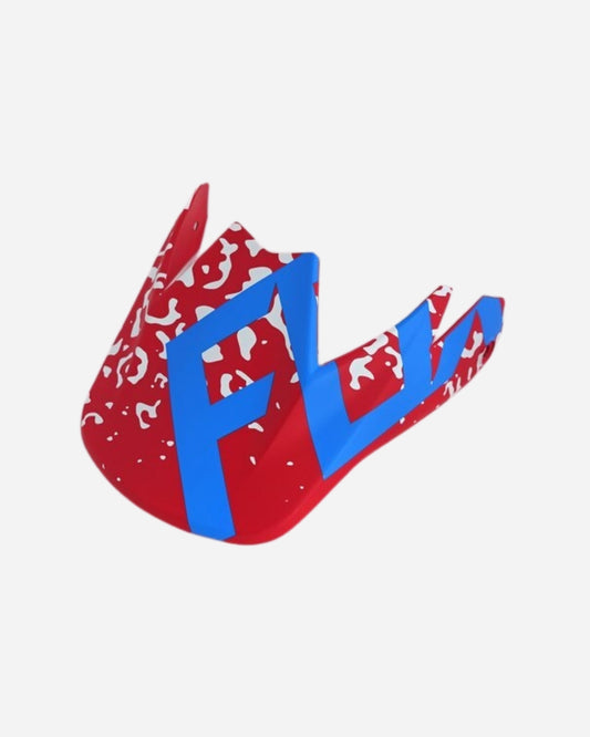 Visière Fox Racing V3 Cauz - Rouge