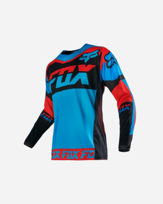 Maillot Fox Racing 180 Mako - Bleu/Rouge