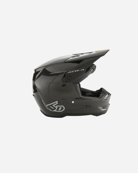 Casque enfant 6D Helmets ATR-3Y Solid - Noir Brillant