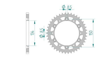 Couronne AFAM 16204 - 42 dents