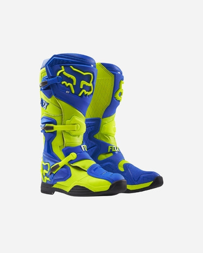 Bottes Fox Racing Comp 8 RS - Bleu/Jaune