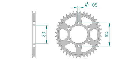Couronne AFAM 16504 - 40 dents