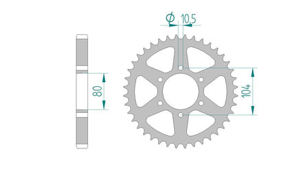 Couronne AFAM 16601 - 38 dents