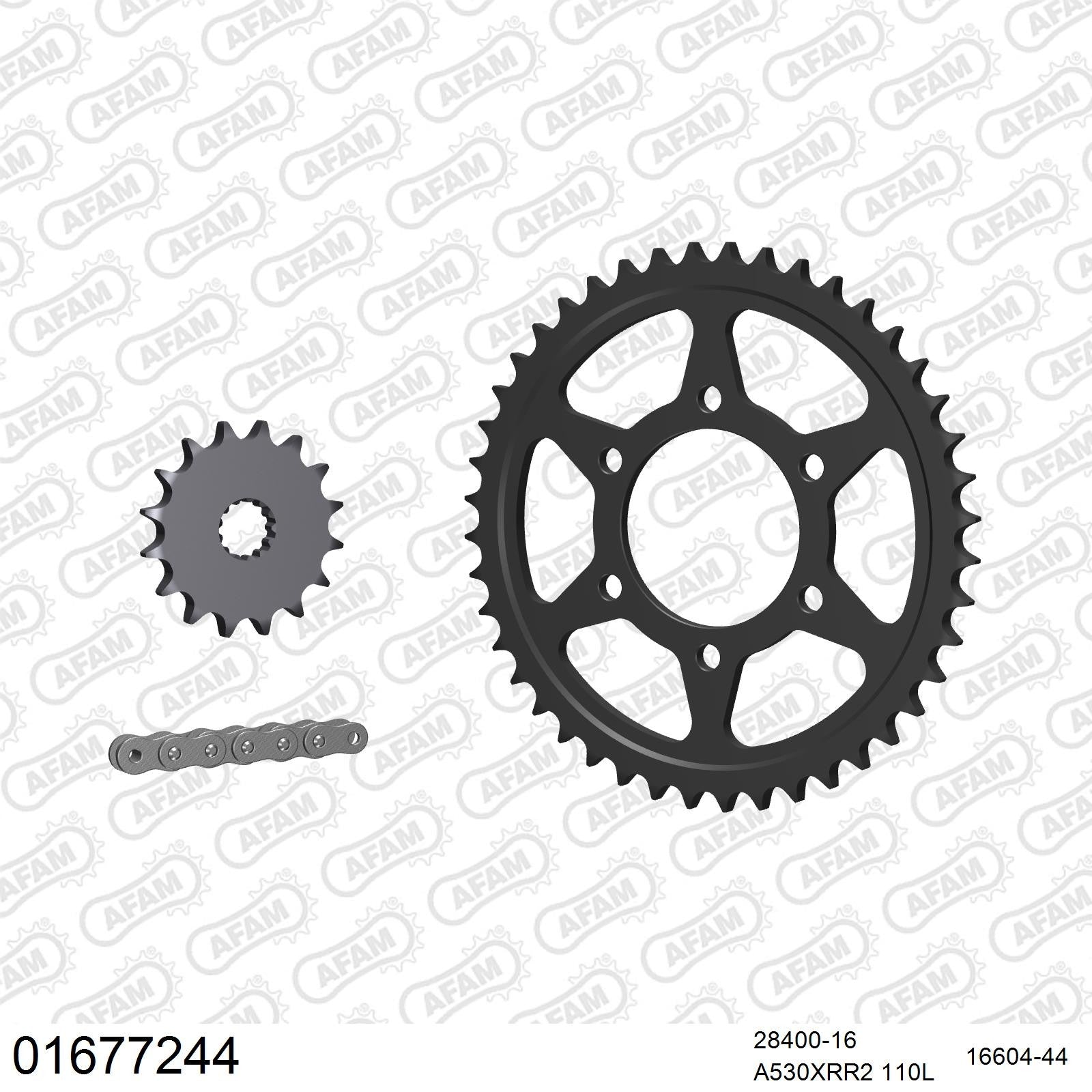 Kit chaîne AFAM Kawasaki ZXR 750 (1993-1995)