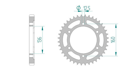 Couronne AFAM 16800 - 40 dents