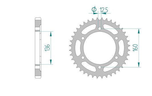 Couronne AFAM 16800 - 40 dents