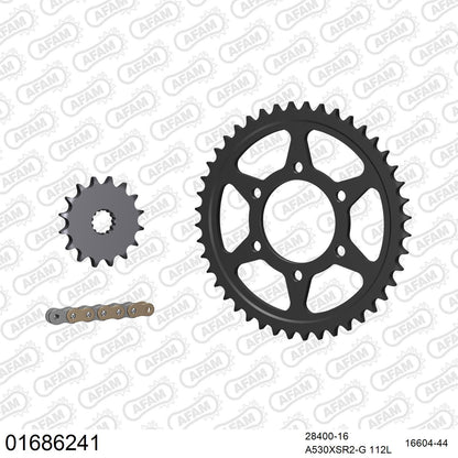 Kit chaîne AFAM Kawasaki Ninja ZX-9R (1994-1997)