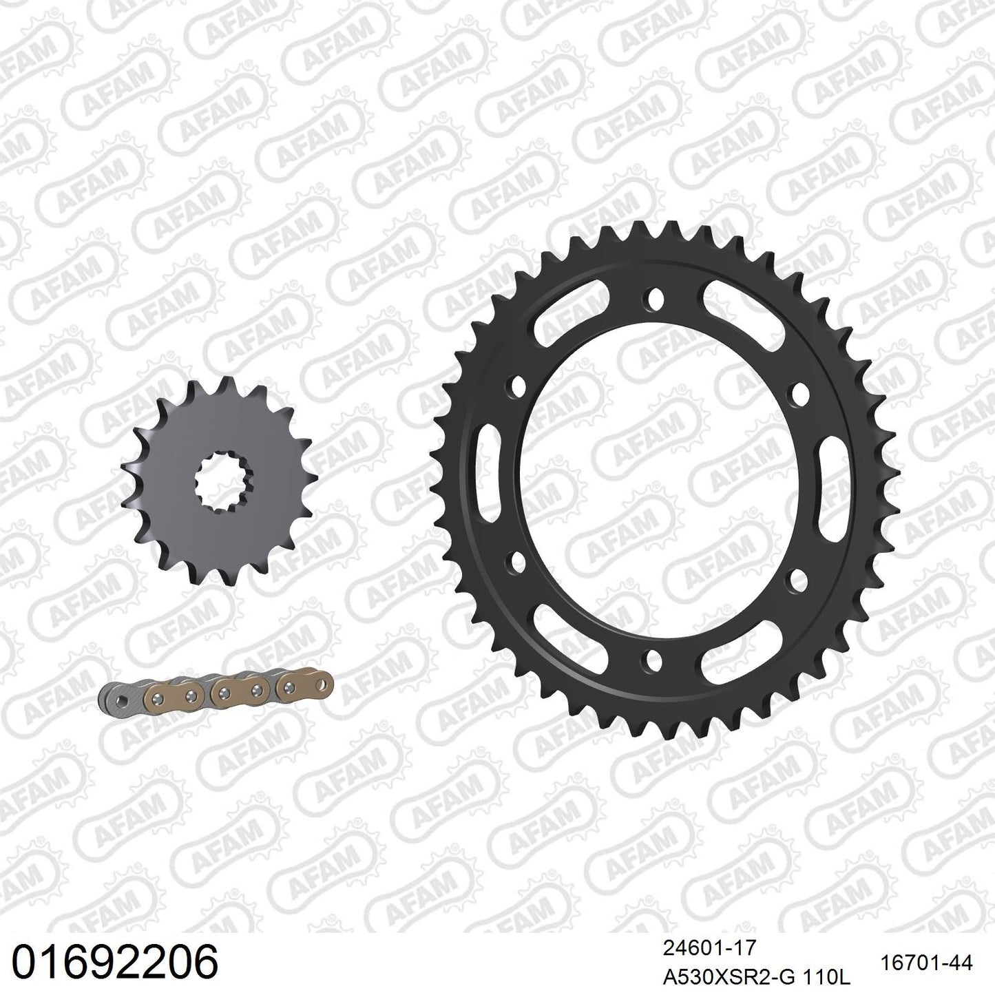 Kit chaîne AFAM Kawasaki ZZR 1100 (1996-2002)