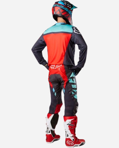 Pantalon Fox Racing Flexair Seca - Gris/Rouge