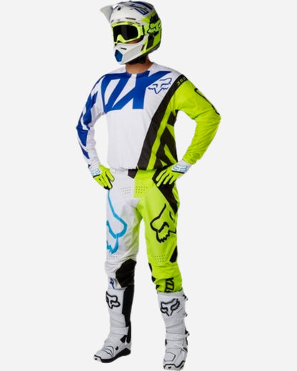 Pantalon Fox Racing 360 Creo - Blanc/Jaune