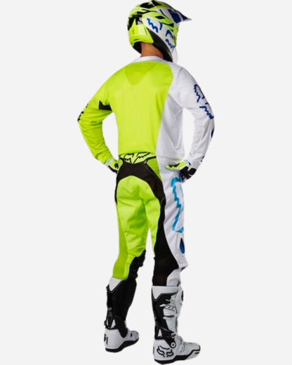 Pantalon Fox Racing 360 Creo - Blanc/Jaune
