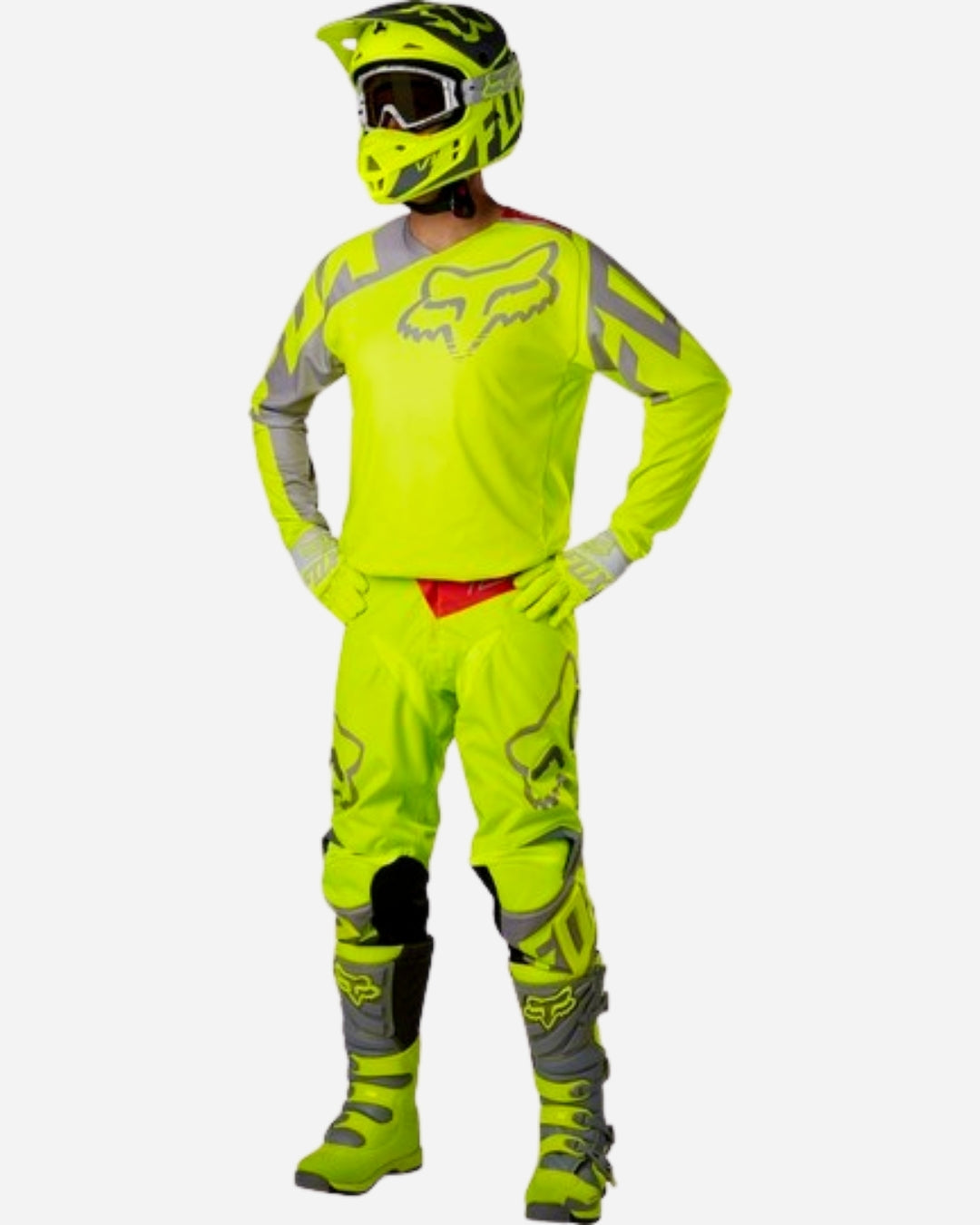 Pantaloni da gara Fox Racing 180 - Giallo