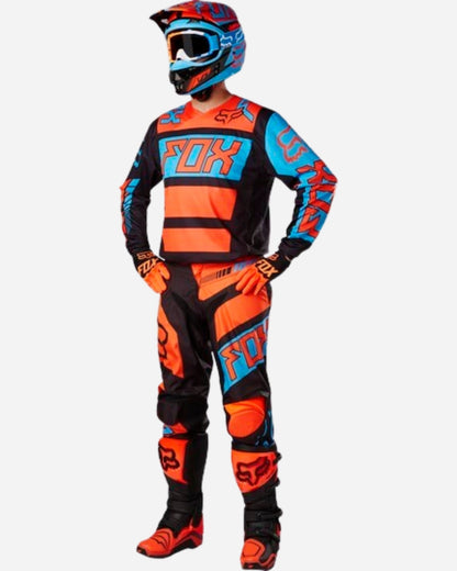 Pantaloni Fox Racing 180 Falcon - Nero/Arancione