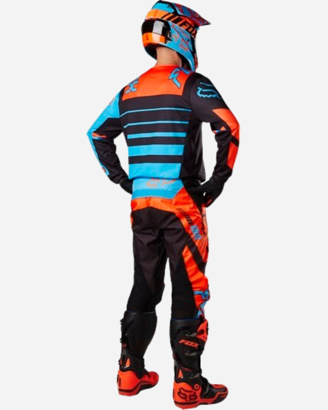 Pantaloni Fox Racing 180 Falcon - Nero/Arancione