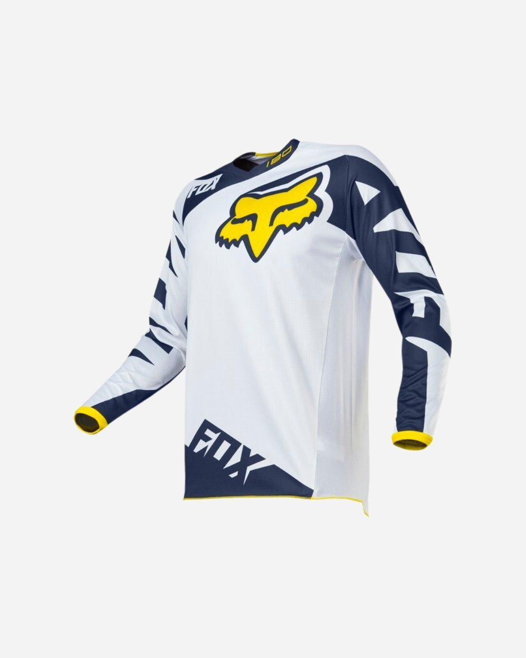 Maglia Fox Racing 180 Race SE - Bianco/Giallo