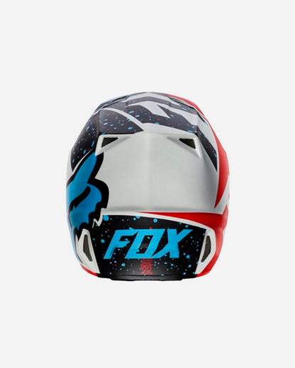 Casque Fox Racing V2 Nirv - Rouge/Blanc