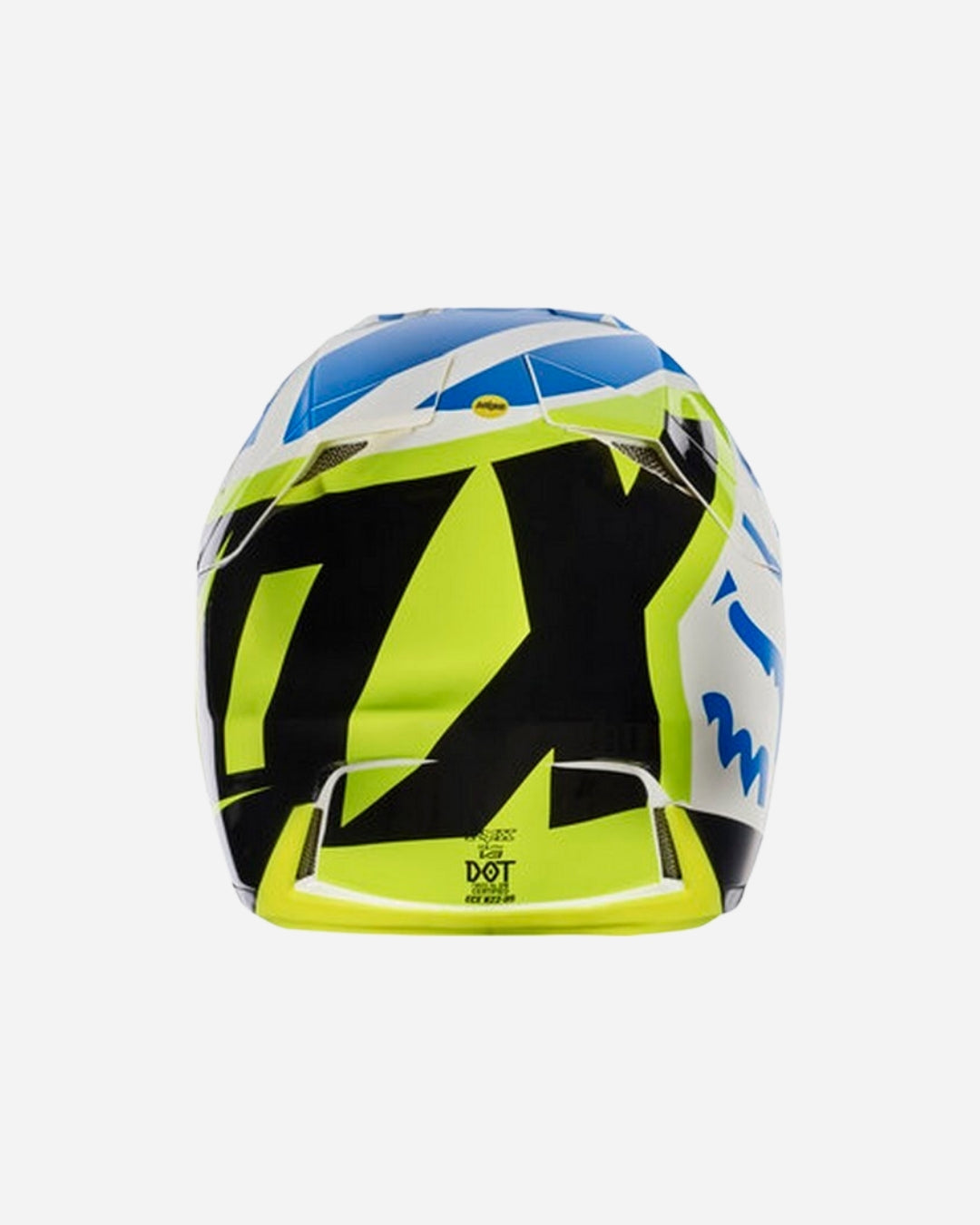 Casque enfant Fox Racing V3 Creo - Blanc/Jaune