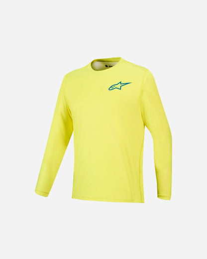 Alpinestars A-Dura Air Long Sleeve Jersey - Yellow Fluo