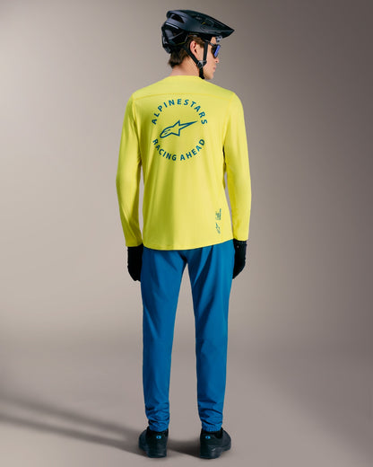 Alpinestars A-Dura Air Long Sleeve Jersey - Yellow Fluo