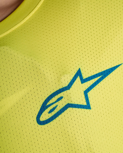 Alpinestars A-Dura Air Long Sleeve Jersey - Yellow Fluo
