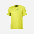 Maillot manches courtes Alpinestars A-Dura Air - Jaune fluo