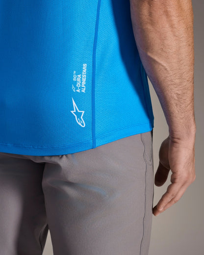 Alpinestars A-Dura Air Short Sleeve Jersey - Bright Blue