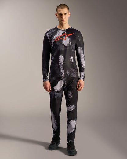 Maillot manches longues Alpinestars A-Dura Ride - Camo noir