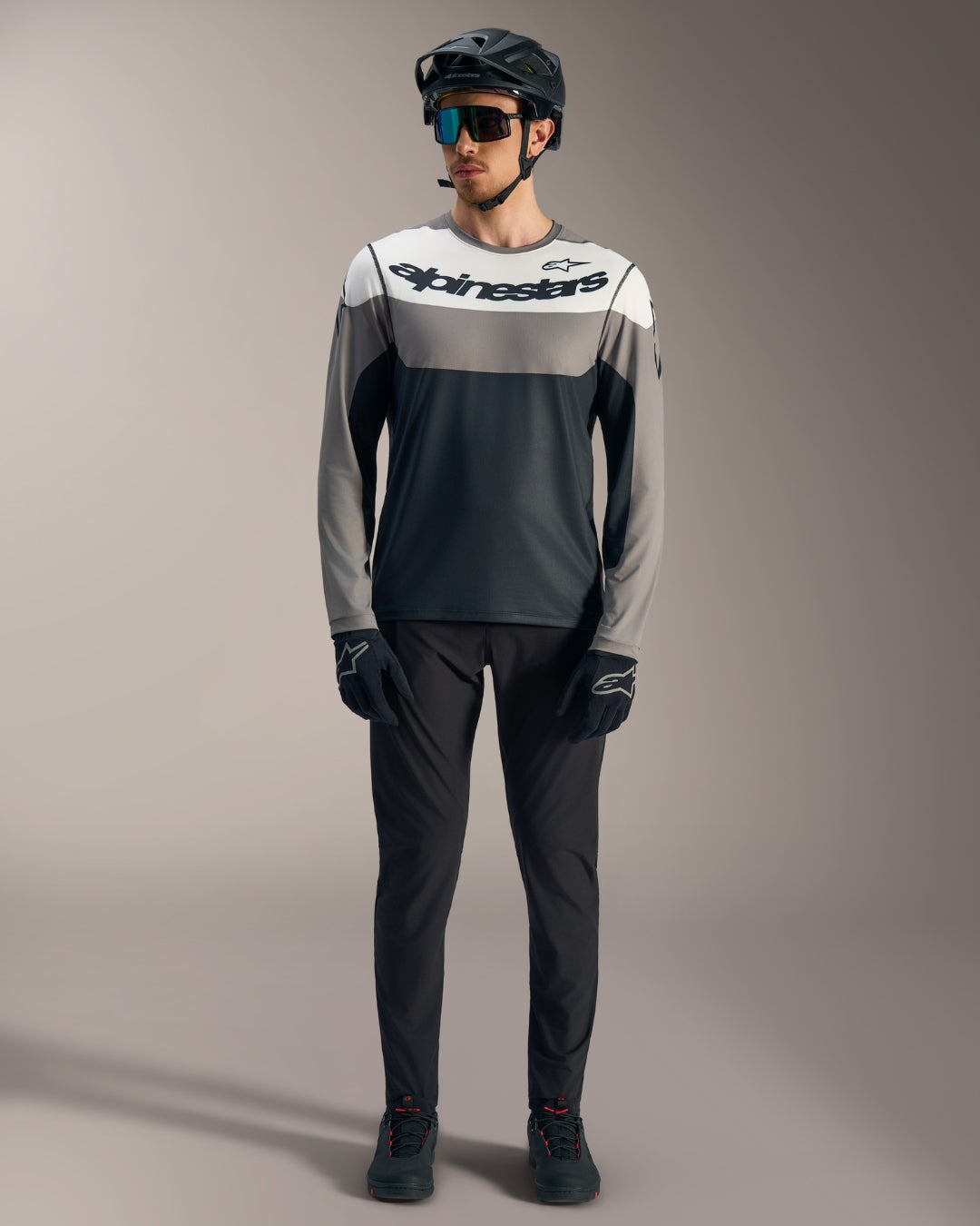 Alpinestars A-Dura Race Langarm Jersey - Schwarz
