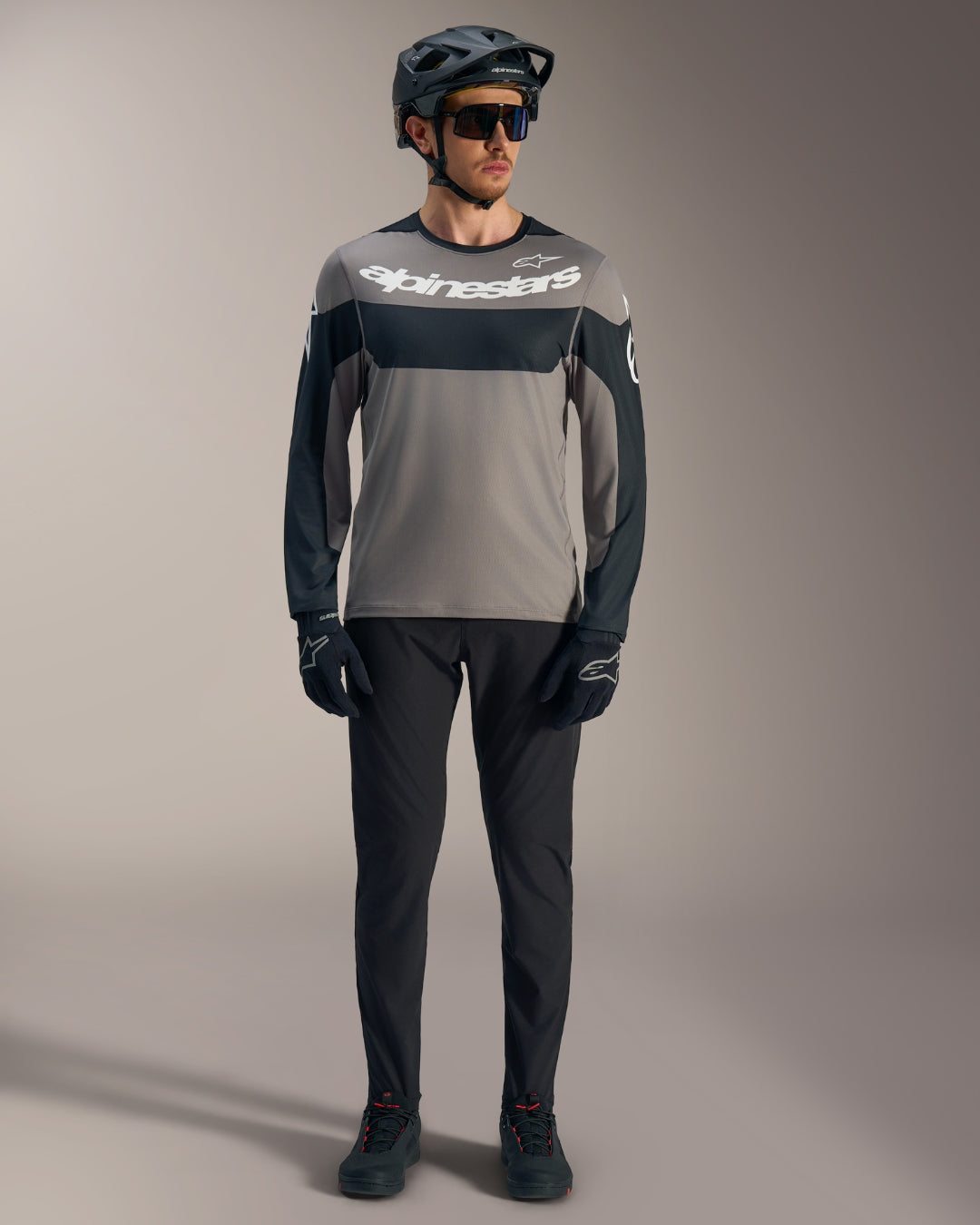 Alpinestars A-Dura Race Long Sleeve Jersey - Grey