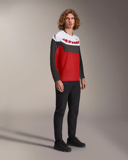Alpinestars A-Dura Race Langarm Jersey - Rot