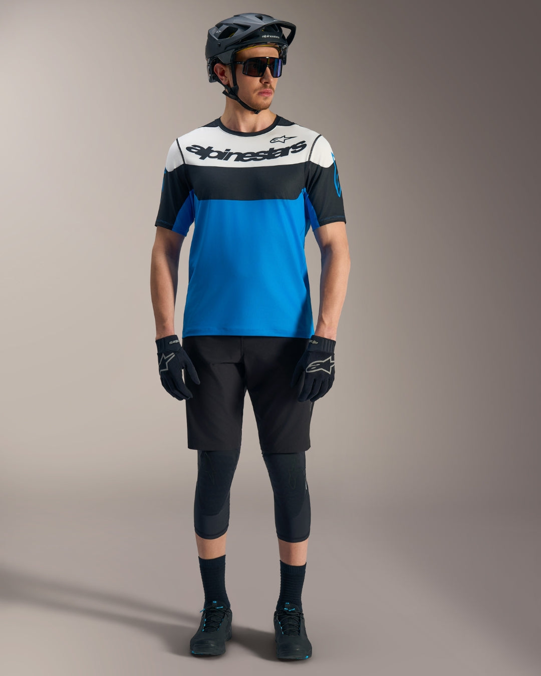 Alpinestars A-Dura Race Short Sleeve Jersey - Bright Blue