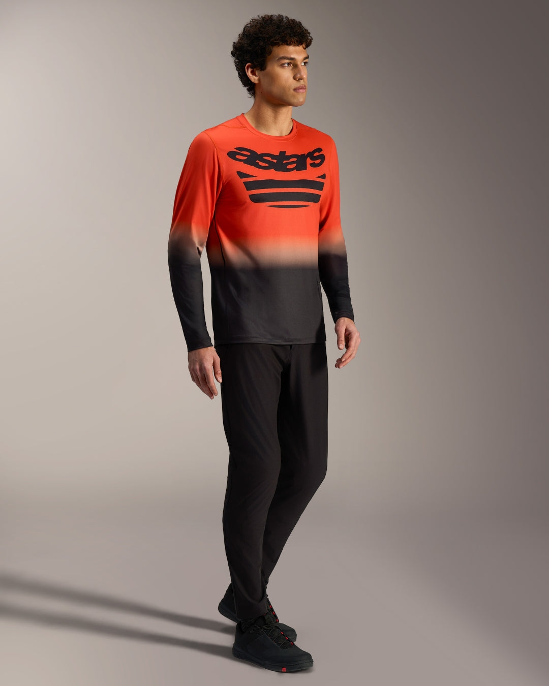 Maillot manches longues Alpinestars A-Dura Astars 2.0 - Orange/Noir