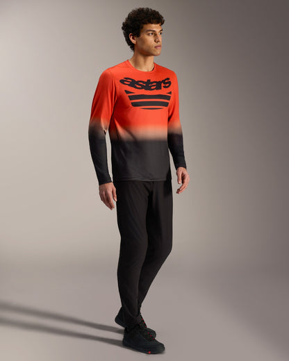 Maillot manches longues Alpinestars A-Dura Astars 2.0 - Orange/Noir