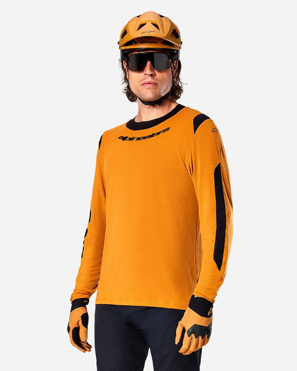 Alpinestars A-Dura Dri Wool Long Sleeve Jersey - Gold