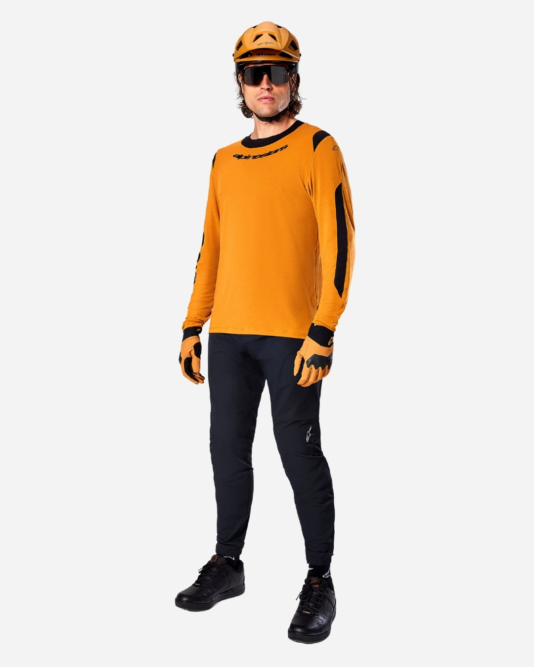 Maillot Manches Longues Alpinestars A-Dura Dri Wool - Or