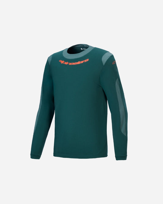 Maillot Manches Longues Alpinestars  A-Dura Dri Wool - Dark Pine