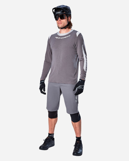 Maillot Manches Longues Alpinestars  A-Dura Dri Wool - Gris
