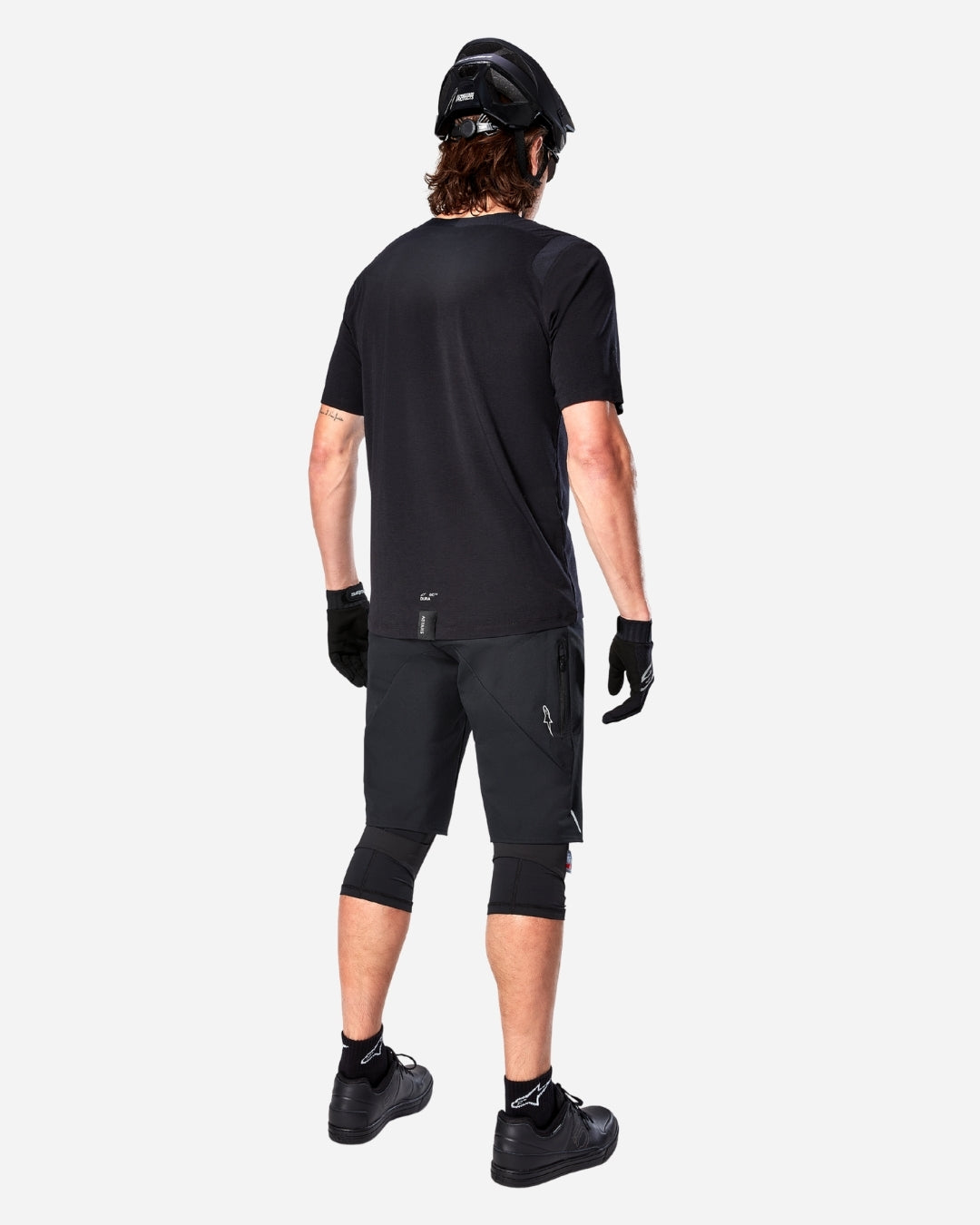 Maillot manches courtes Alpinestars  A-Dura Dri Wool - Noir