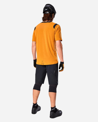 Maillot manches courtes Alpinestars  A-Dura Dri Wool - Or