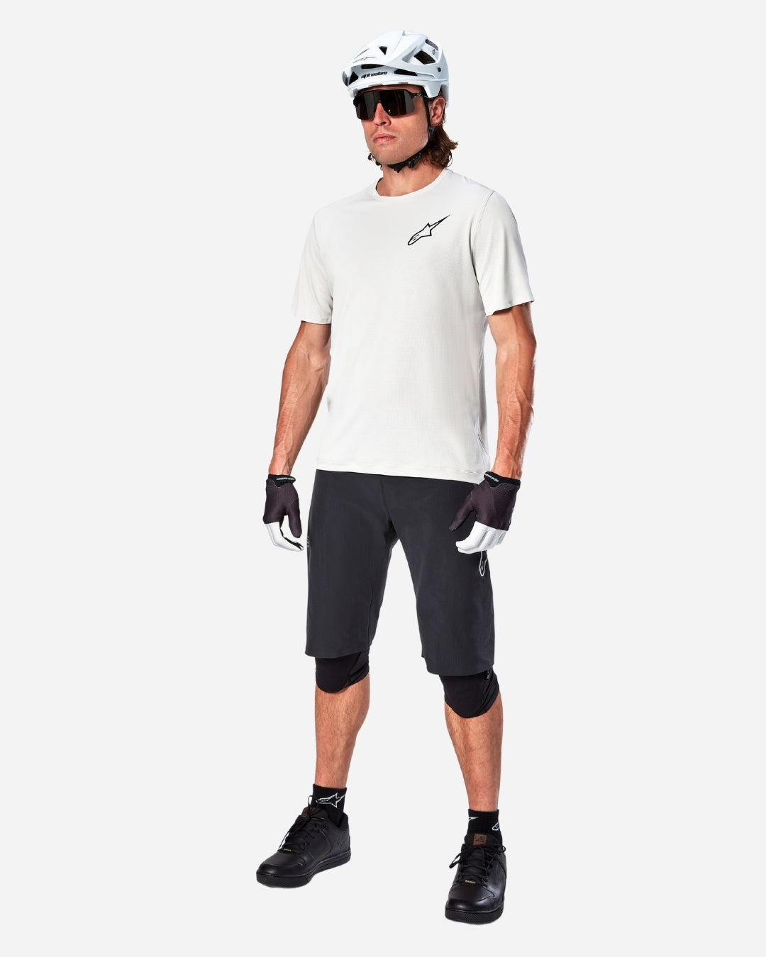 Maillot manches courtes Alpinestars  A-Aria Astar - Blanc