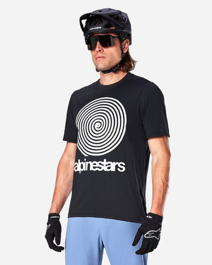 Maillot manches courtes Alpinestars  A-Dura Oscar - Noir