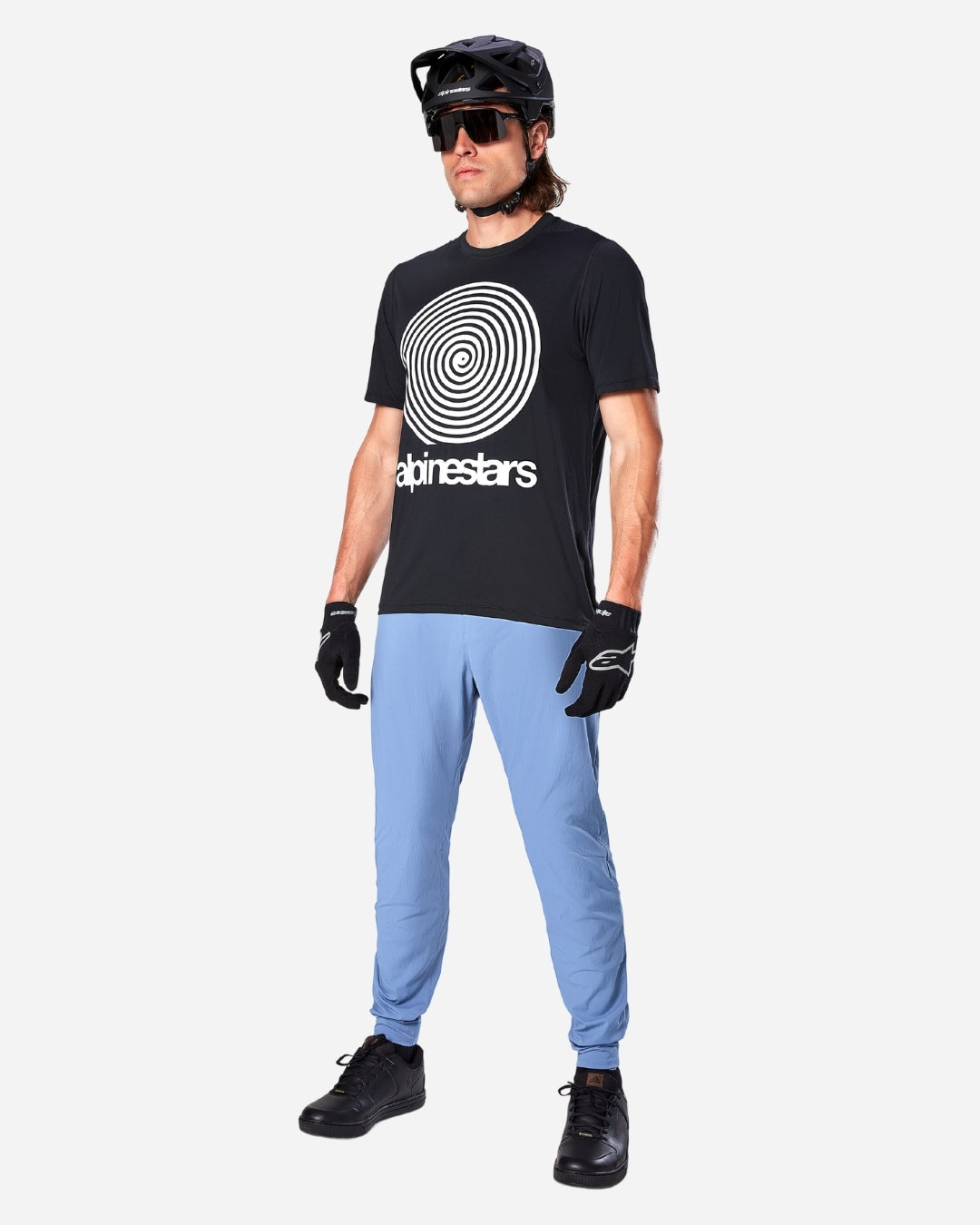 Maillot manches courtes Alpinestars  A-Dura Oscar - Noir