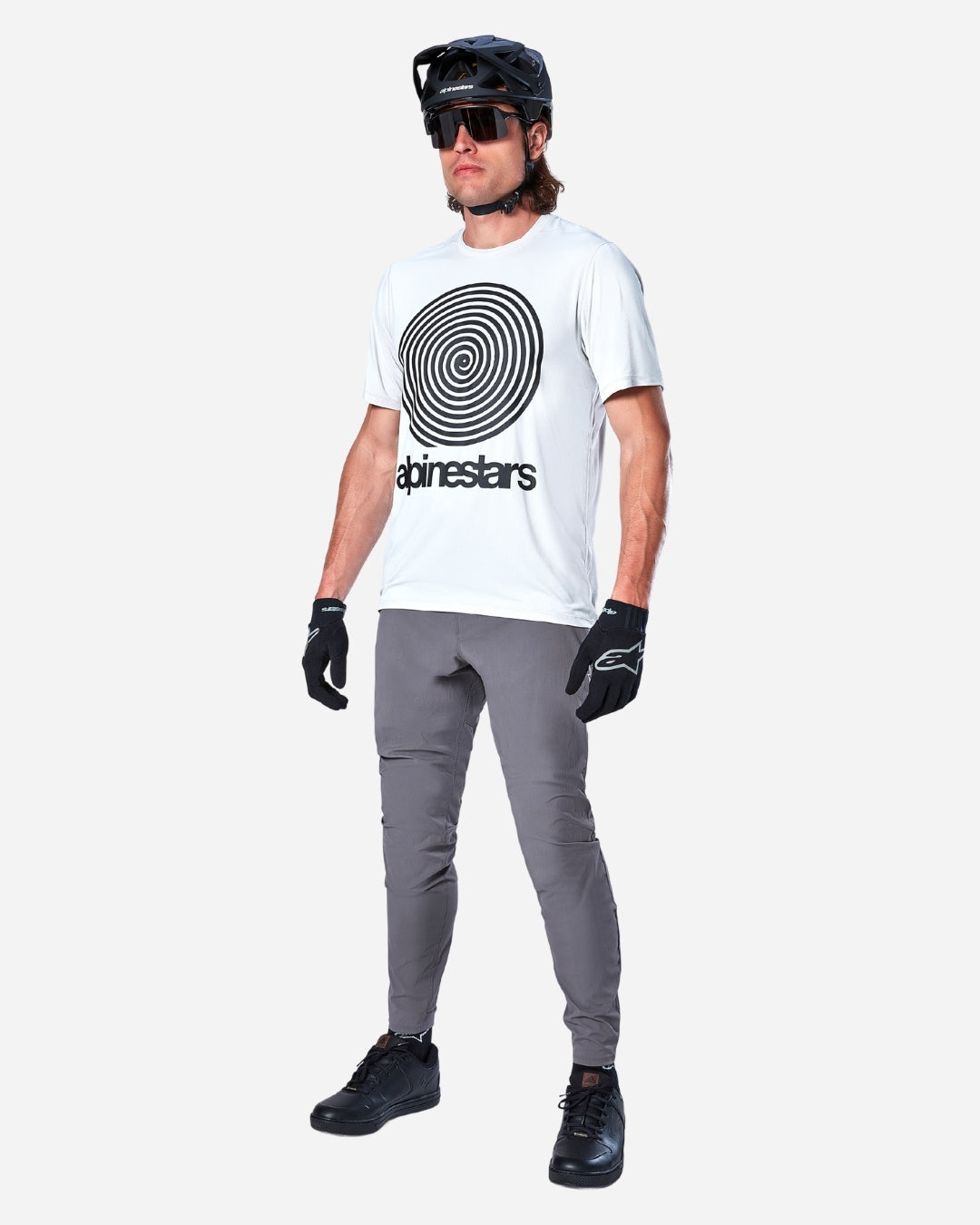 Maillot manches courtes Alpinestars  A-Dura Oscar - Blanc