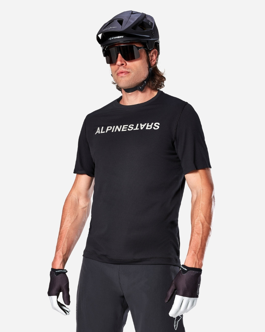 Maillot manches courtes Alpinestars  A-Aria Switch - Noir